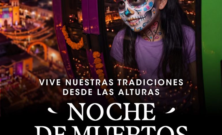 Vive la Noche de Muertos desde las alturas en el teleférico de Uruapan