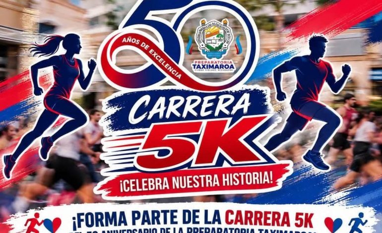 Preparatoria Taximaroa realizará carrera atlética por su 50 aniversario