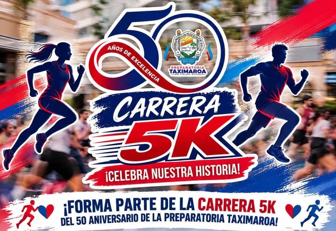 Preparatoria Taximaroa realizará carrera atlética por su 50 aniversario