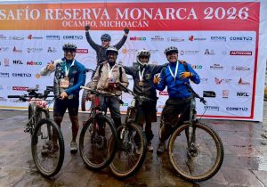 Más de 300 ciclistas participaron en el Desafío Monarca 2026 en Ocampo