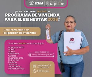 ¿Te registraste a Vivienda para el Bienestar? Conoce las sedes para los sorteos