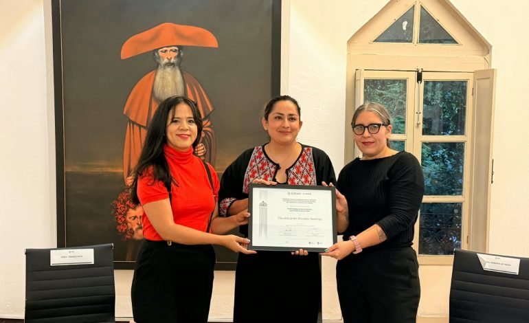 Claudia Morales recibe en Michoacán el Premio Bellas Artes de Novela José Rubén Romero 2026