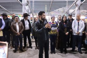 Acompaña Octavio Ocampo a habitantes de Ciudad Hidalgo, a la inauguración de la Feria Regional de Todos los Santos