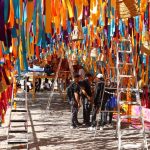 Arco floral de Morelia da bienvenida a celebración del Día de Muertos