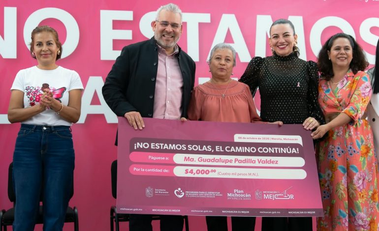 Michoacán respalda con dignidad y esperanza a mujeres que enfrentan el cáncer.