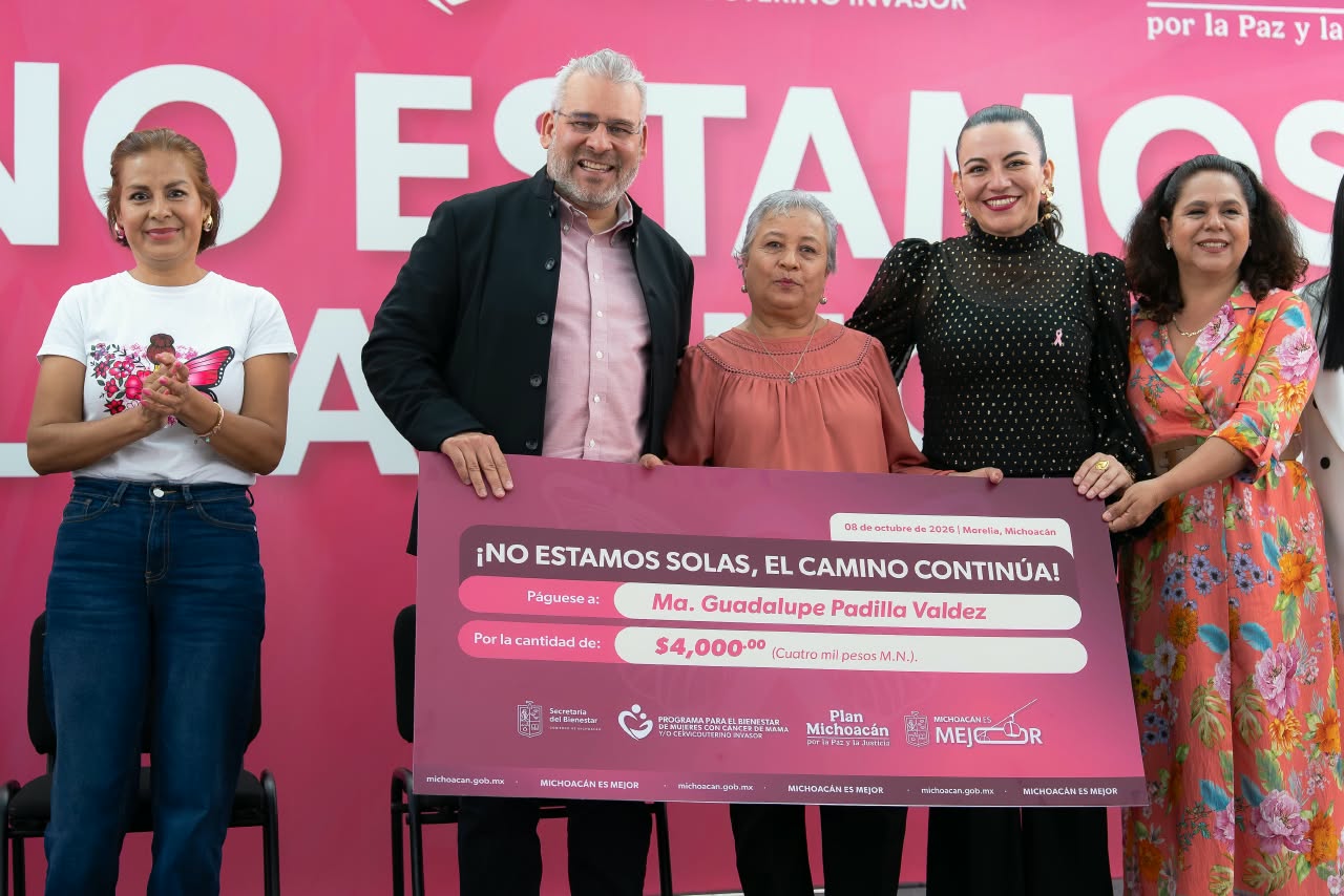 Michoacán respalda con dignidad y esperanza a mujeres que enfrentan el cáncer.
