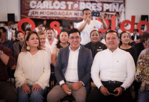 Gladyz Butanda y Osvaldo Ruíz cierran filas con Torres Piña; llaman a la unidad de Morena y a defender la soberanía nacional.