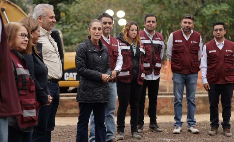 Durante visita de Sheinbaum, Conagua supervisa rehabilitación de plantas de tratamiento del Lago de Pátzcuaro.