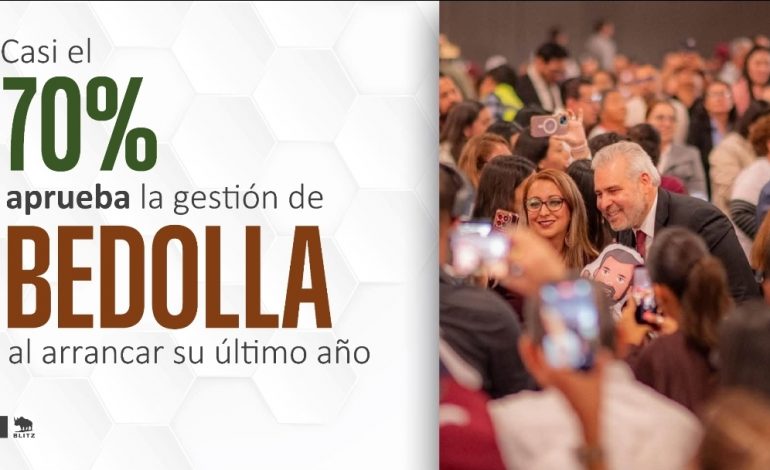 Obra pública empuja evaluación de Bedolla al iniciar sexto año: Blitz